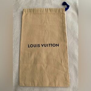 LOUIS VUITTON DUST BAG 15” X 9”